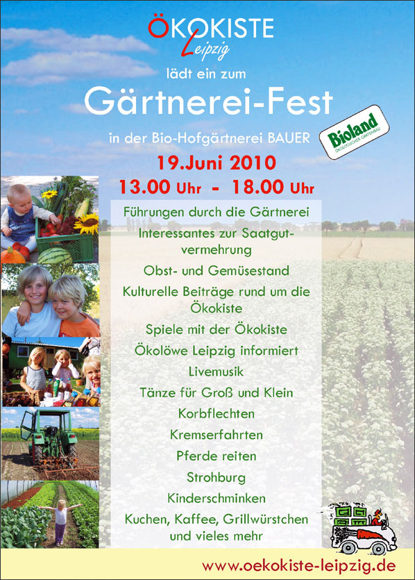 G&auml;rtnerei-Fest der &Ouml;kokiste Leipzig am 19.06.2010 in Kreuma / Rackwitz bei Leipzig